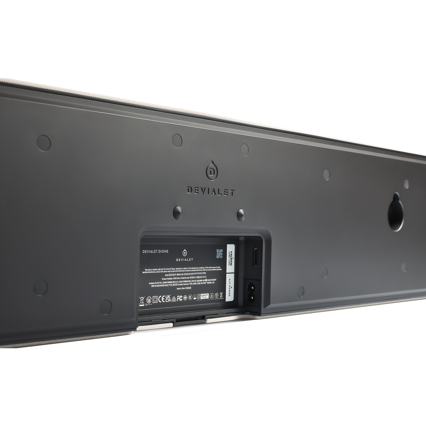 Devialet Dione Black Soundbar