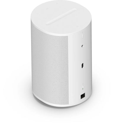 Era 100 Pro speaker featuring sleek design and ports for professional audio installation.