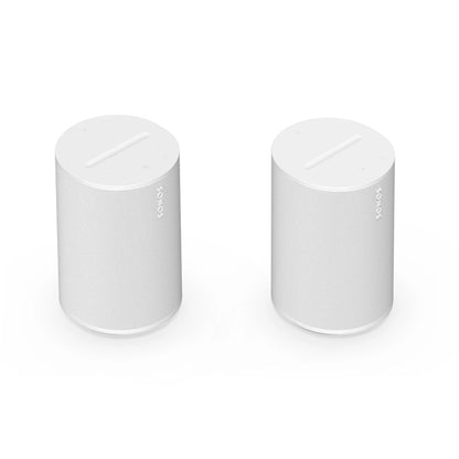 Era 100 Pro speakers sold as a pair in white, designed for professional audio solutions by Sonos.